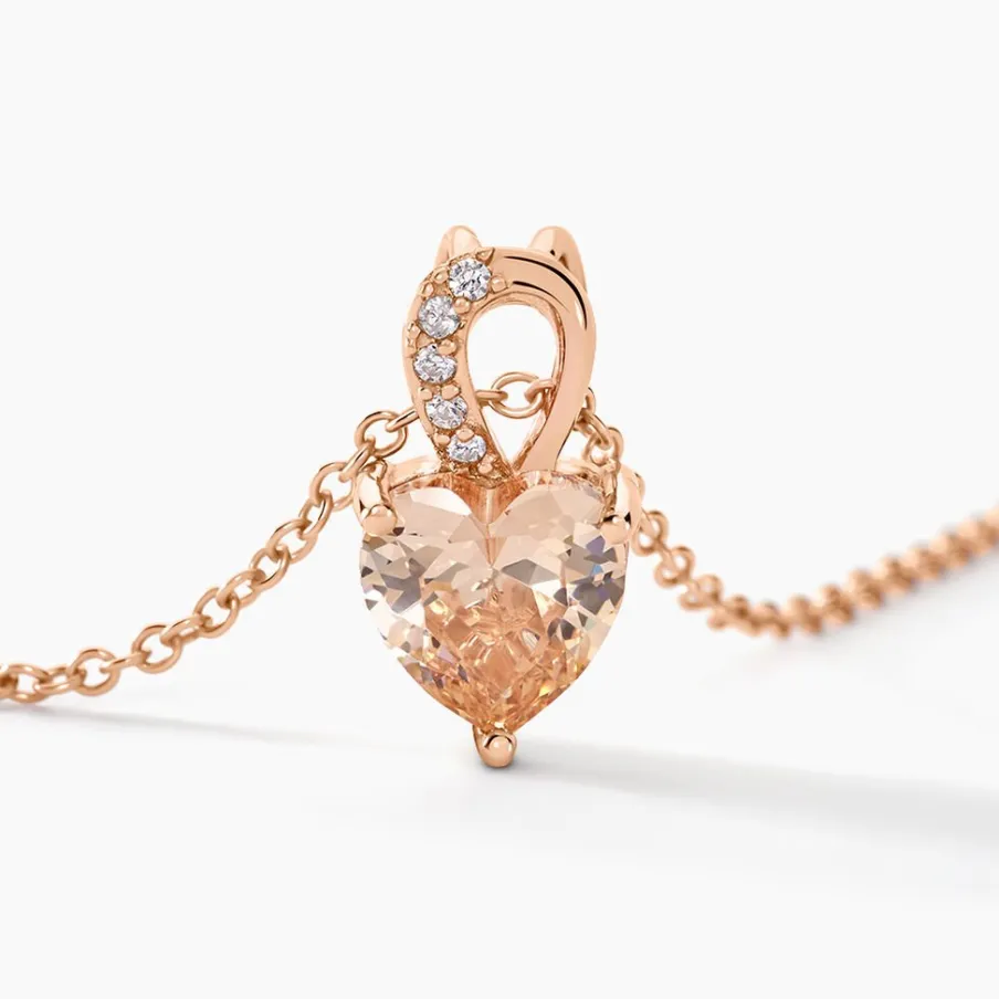 Histoire d'Or Collier Atieno Argent Rose Oxyde De Zirconium