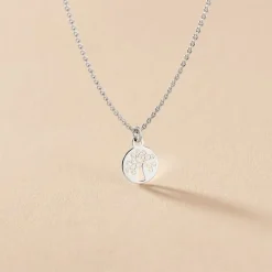 Histoire d'Or Collier Audrey-rose Argent Blanc