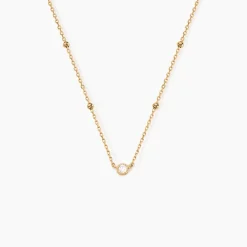 Histoire d'Or Collier Aura Plaqué Or Jaune Oxyde De Zirconium