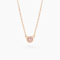 Collier Auxana Argent Rose Oxyde De Zirconium-Histoire d'Or Hot