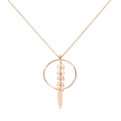 Histoire d'Or Collier Auxanne Argent Rose