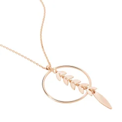 Histoire d'Or Collier Auxanne Argent Rose