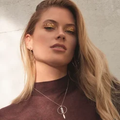 Histoire d'Or Collier Auxanne Argent Rose