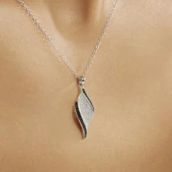 Histoire d'Or Collier Averill Argent Blanc Oxyde De Zirconium