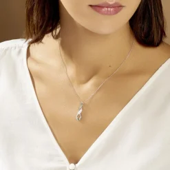 Histoire d'Or Collier Ayhan Argent Blanc Oxyde De Zirconium