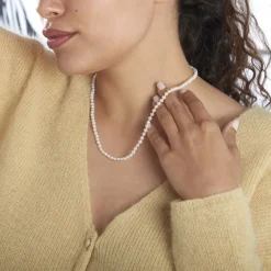 Collier Baroque Or Jaune Perle De Culture-Histoire d'Or Hot