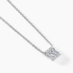 Collier Baroque Party Argent Blanc Oxyde De Zirconium-Histoire d'Or Discount