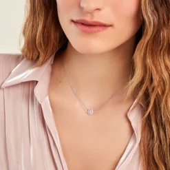 Histoire d'Or Collier Baroque Party Argent Blanc Oxyde De Zirconium