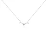Collier Bartoumieu Argent Blanc Oxyde De Zirconium-Histoire d'Or