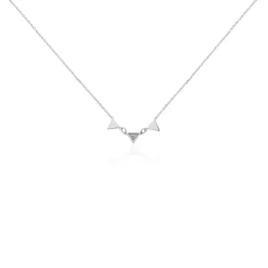 Collier Bartoumieu Argent Blanc Oxyde De Zirconium-Histoire d'Or