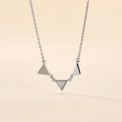 Collier Bartoumieu Argent Blanc Oxyde De Zirconium-Histoire d'Or