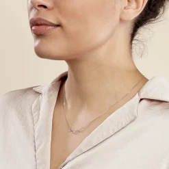 Collier Bartoumieu Argent Blanc Oxyde De Zirconium-Histoire d'Or