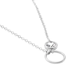 Collier Bastiano Argent Blanc Oxyde De Zirconium-Histoire d'Or Clearance