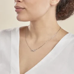 Collier Bastin Argent Blanc Oxyde De Zirconium-Histoire d'Or Hot