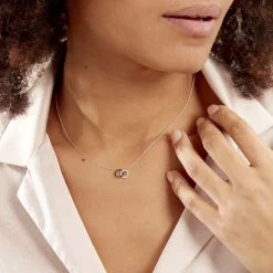 Histoire d'Or Collier Bella Or Blanc Diamant