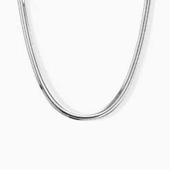 Collier Benedicta Argent Blanc-Histoire d'Or Hot