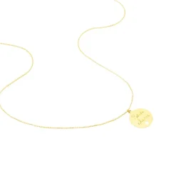 Collier Benedicte Message Or Jaune-Histoire d'Or Outlet