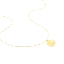Histoire d'Or Collier Benedicte Message Or Jaune