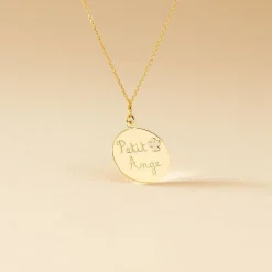 Collier Benedicte Message Or Jaune-Histoire d'Or Sale
