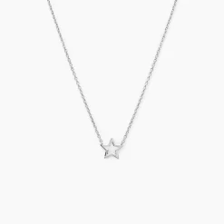 Collier Bess Argent Blanc-Histoire d'Or Discount