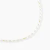 Collier Billes Or Jaune Perle De Culture-Histoire d'Or New