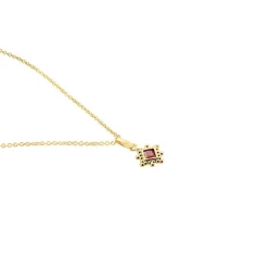 Collier Bobbie Plaqué Or Jaune Oxyde De Zirconium-Histoire d'Or New