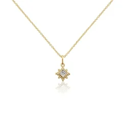 Collier Bobbie Plaqué Or Jaune Oxyde De Zirconium-Histoire d'Or Clearance