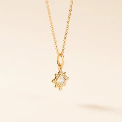 Collier Bobbie Plaqué Or Jaune Oxyde De Zirconium-Histoire d'Or Clearance