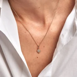 Collier Bobbie Plaqué Or Jaune Oxyde De Zirconium-Histoire d'Or Clearance