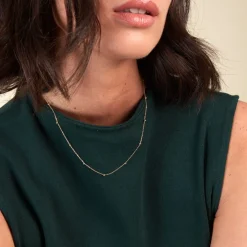 Collier Booker Or Jaune-Histoire d'Or Best