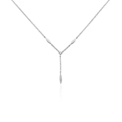 Collier Bormana Argent Blanc Oxyde De Zirconium-Histoire d'Or