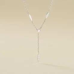 Collier Bormana Argent Blanc Oxyde De Zirconium-Histoire d'Or