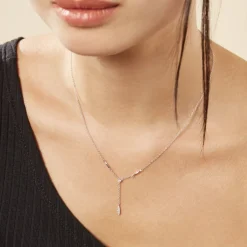 Collier Bormana Argent Blanc Oxyde De Zirconium-Histoire d'Or