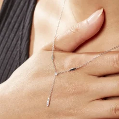 Collier Bormana Argent Blanc Oxyde De Zirconium-Histoire d'Or