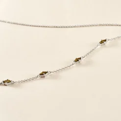 Collier Borya Argent Blanc Oxyde De Zirconium-Histoire d'Or New