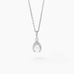 Collier Briony Argent Blanc Oxyde De Zirconium-Histoire d'Or Discount