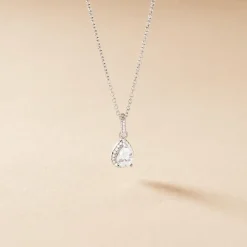 Collier Briony Argent Blanc Oxyde De Zirconium-Histoire d'Or Discount