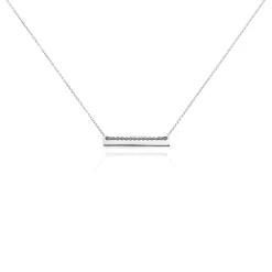 Collier Bronwen Argent Blanc-Histoire d'Or Hot