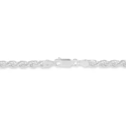 Histoire d'Or Collier Cacilda Maille Corde Argent Blanc