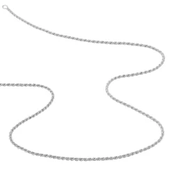 Histoire d'Or Collier Cacilda Maille Corde Argent Blanc