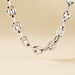 Collier Cadia Acier Blanc-Histoire d'Or Discount