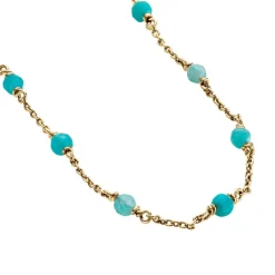 Collier Calliope Plaqué Or Doré Amazonite-Histoire d'Or Online