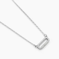 Collier Canelle Argent Blanc Oxyde De Zirconium-Histoire d'Or Hot