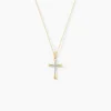 Collier Canice Croix Or Jaune Diamant-Histoire d'Or Online