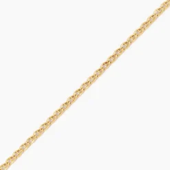 Histoire d'Or Collier Capucin Or Jaune Maille Marine Plate