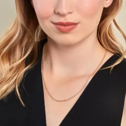 Collier Capucin Or Jaune Maille Marine Plate-Histoire d'Or Discount