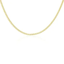 Histoire d'Or Collier Capucin Or Jaune Maille Marine Plate