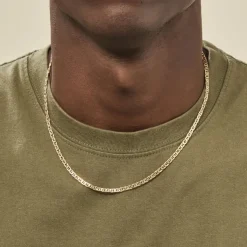 Collier Capucin Or Jaune Maille Marine Plate-Histoire d'Or Online