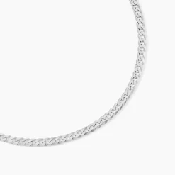 Collier Casper Argent Blanc-Histoire d'Or Clearance