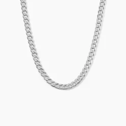 Collier Casper Argent Blanc-Histoire d'Or Clearance